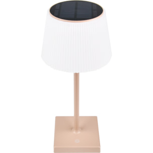 OMEGA Lampada da Tavolo Sunrise Ricaricabile Solare Tortora 4W