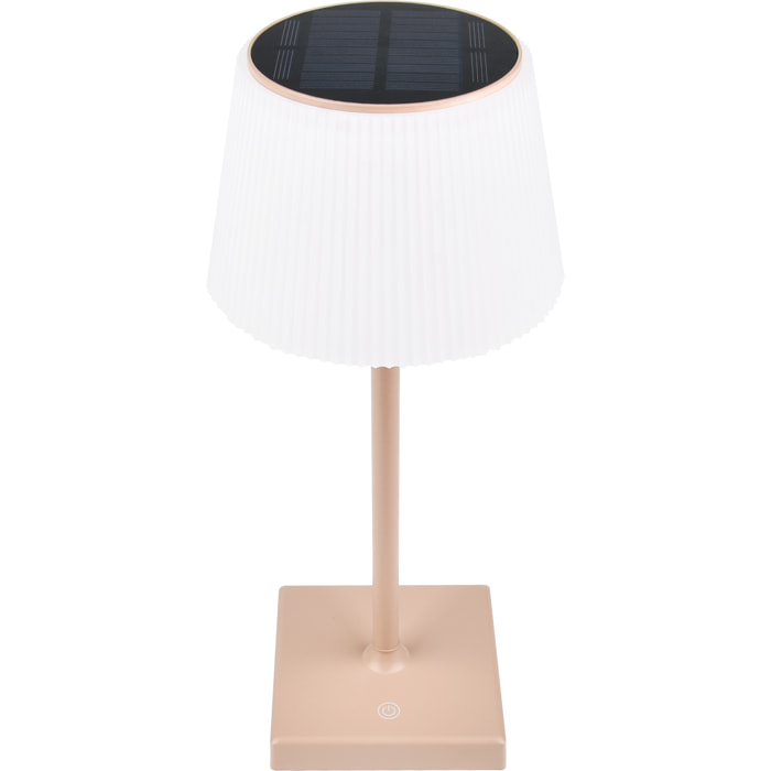 OMEGA Lampada da Tavolo Sunrise Ricaricabile Solare Tortora 4W