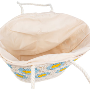 Belbo Bolso de hombro Mujer. Fabricaco en algodón tejido artesanal a mano.