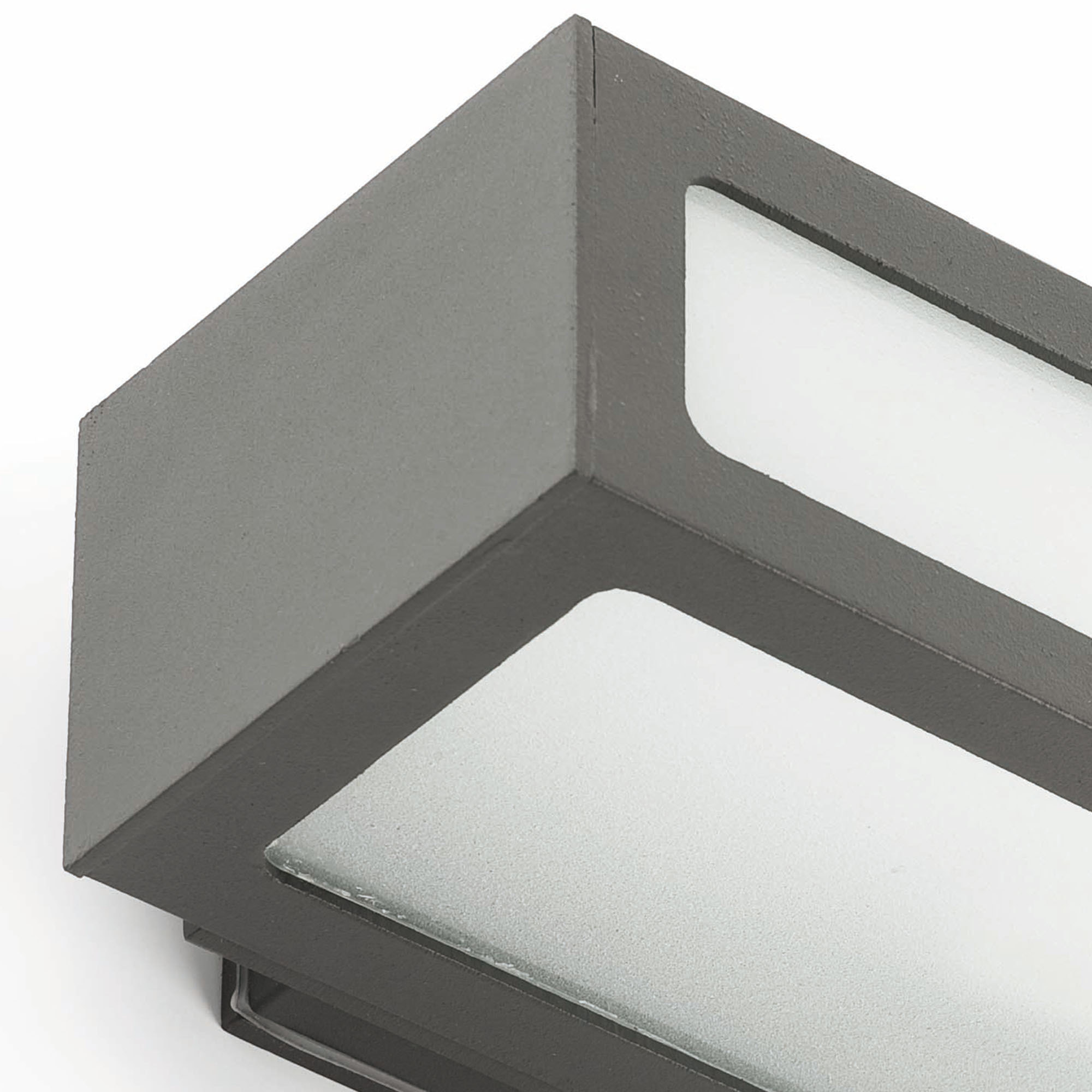 NATRON Lampada da parete grigio scuro