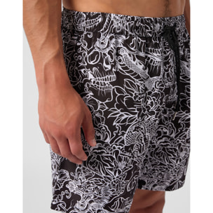 PHILIPP PLEIN Swimming Shorts Skull All-Over