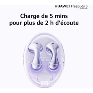 Ecouteurs HUAWEI Freebuds 6 Blanc
