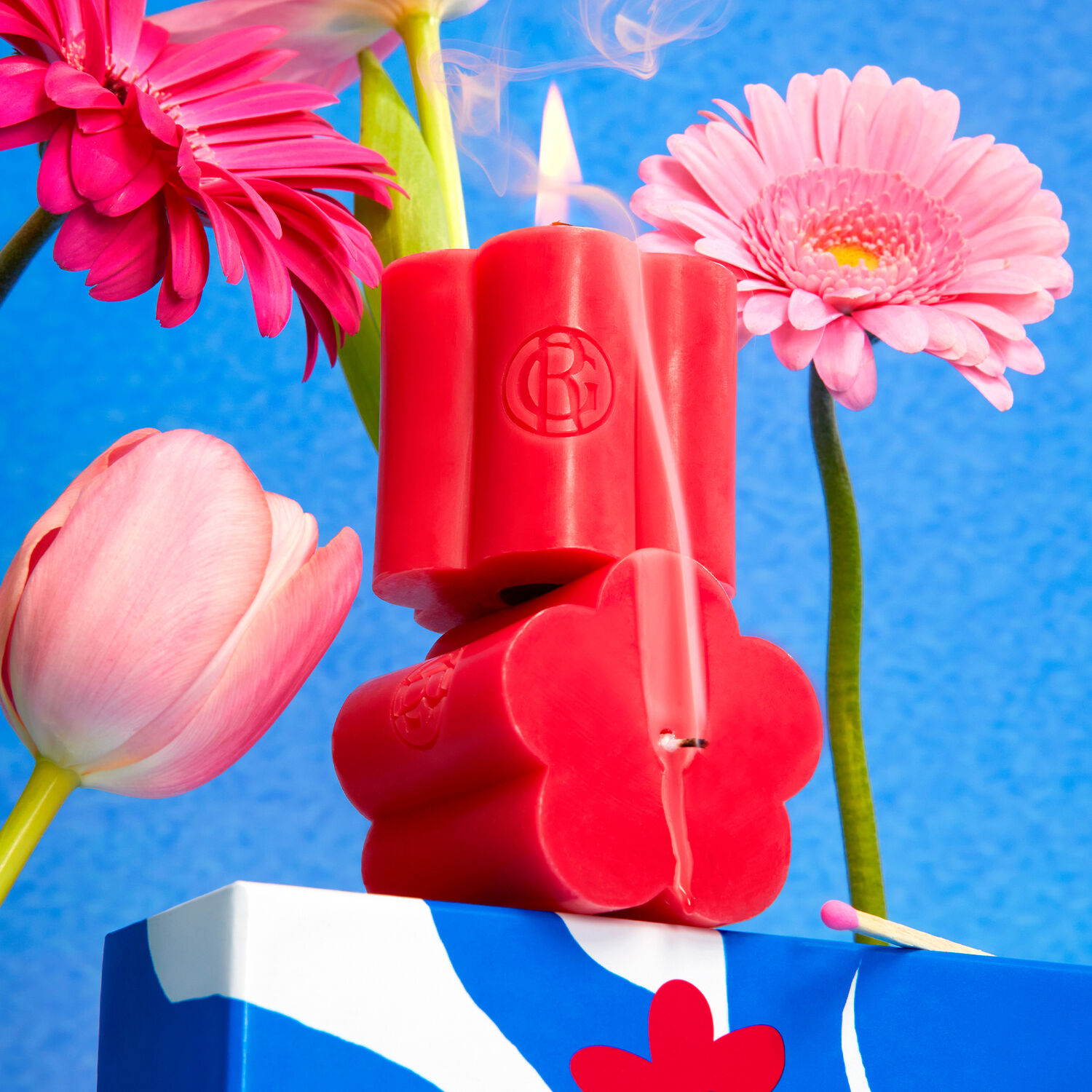 Gingembre Rouge - Coffret Eau Parfumée Bienfaisante 100ml et sa Bougie Parfumée