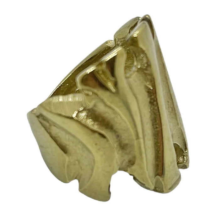 Anillo Root dorado chapado