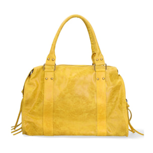 Borsa a spalla da donna - Modello Elara - Vera pelle - 41.0 x 28.0 x 13.0 cm