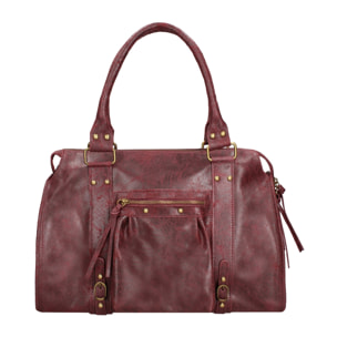 Borsa a spalla da donna - Modello Clara - Vera pelle - 41.0 x 28.0 x 13.0 cm