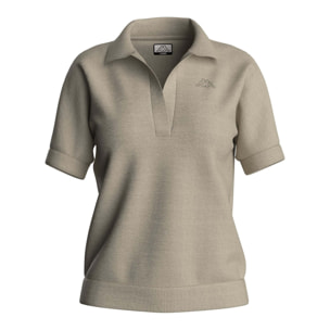 Kappa - Polos Mujer Beige - Logo Irene