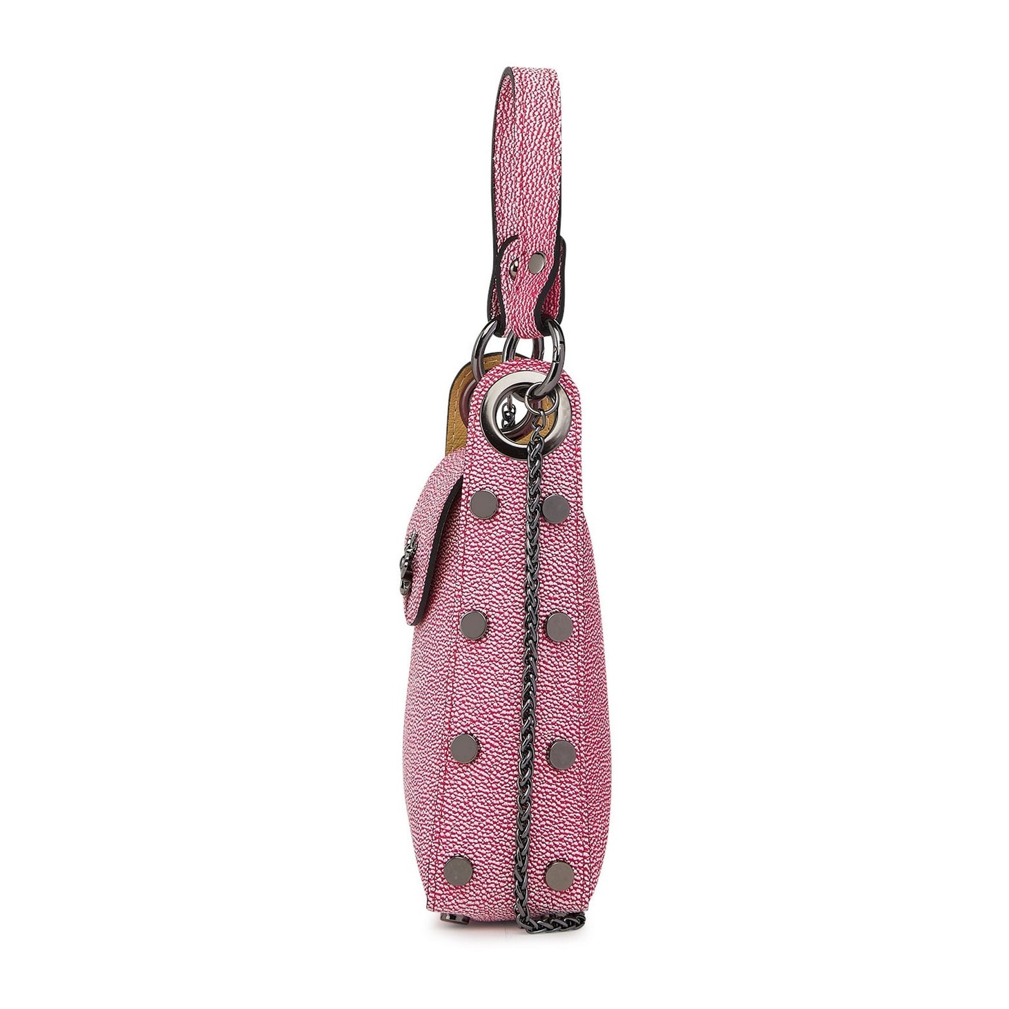 Borse Donna colore Rosa-in pelle Made in Italy 14x20x7cm