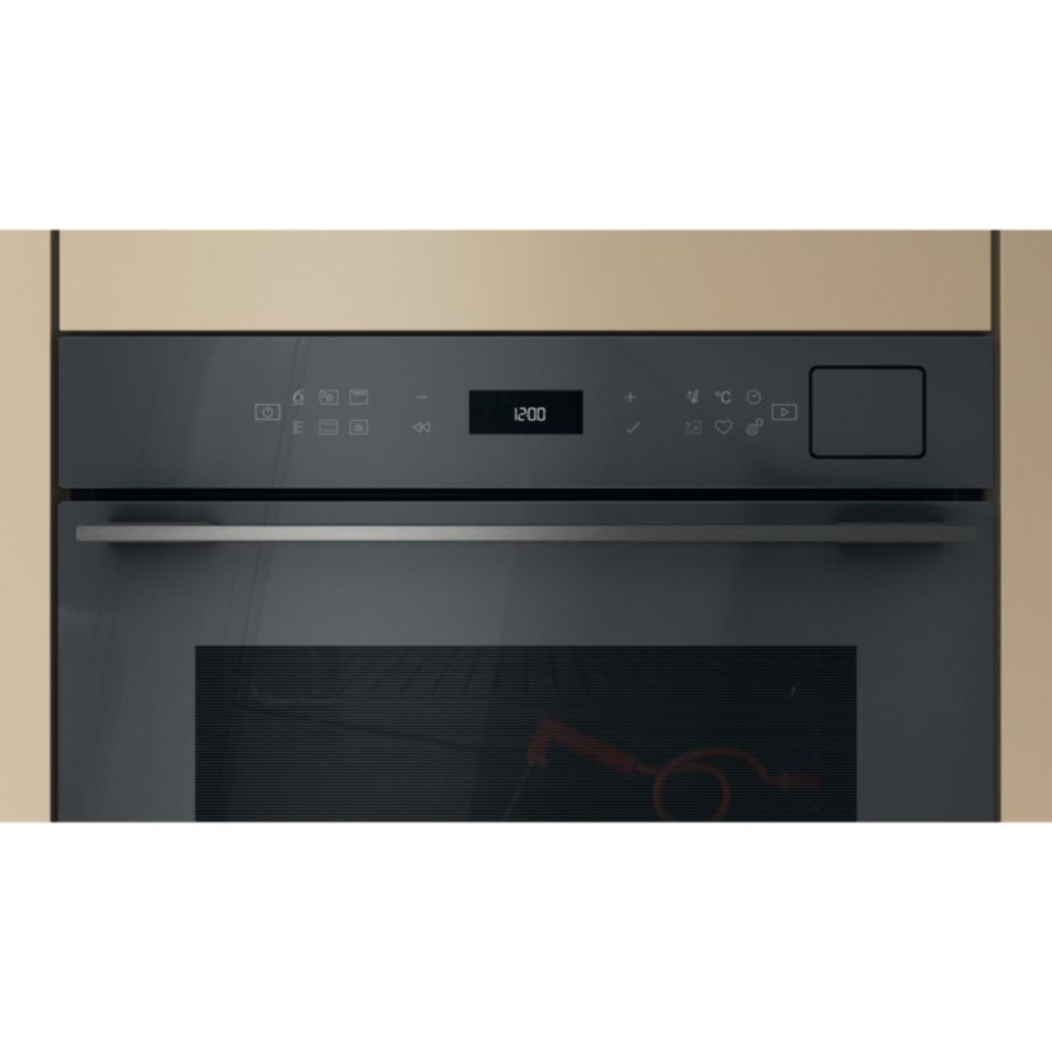Four encastrable fonction vapeur WHIRLPOOL WOI7A8FPT1SSGAF - Pyrolyse - Chaleur tournante - Combiné vapeur - Porte froide