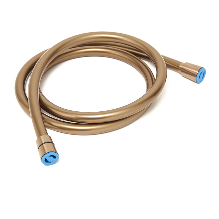 Aurum flexible de douche 150 cm avec écrou anti-torsion, or rose (SATBAURHPBRG)
