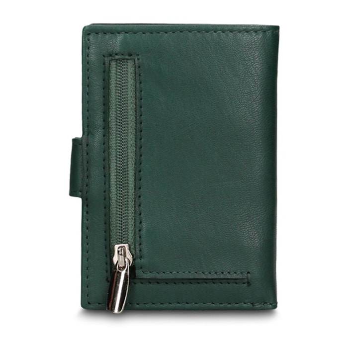 Portafoglio uomo in vera pelle - Modello Bastian Pro - Casual - 6.5 x 10.5 x 2.0 cm