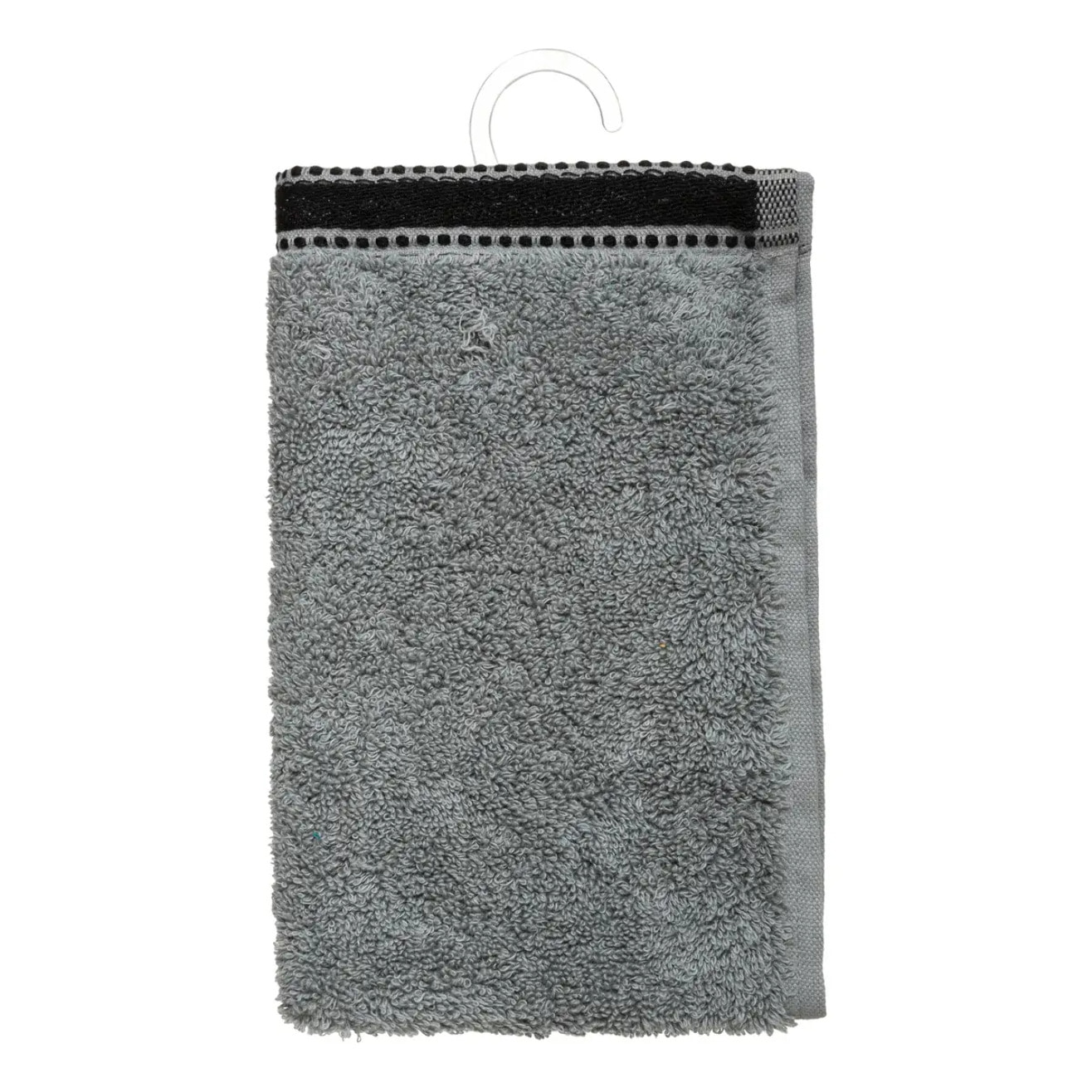 Serviette invité "Joia" - coton 550 gr/m² - gris foncé 30x50 cm