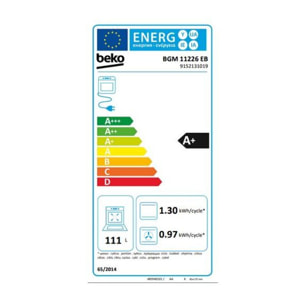 Piano de cuisson gaz BEKO BGM11226EB