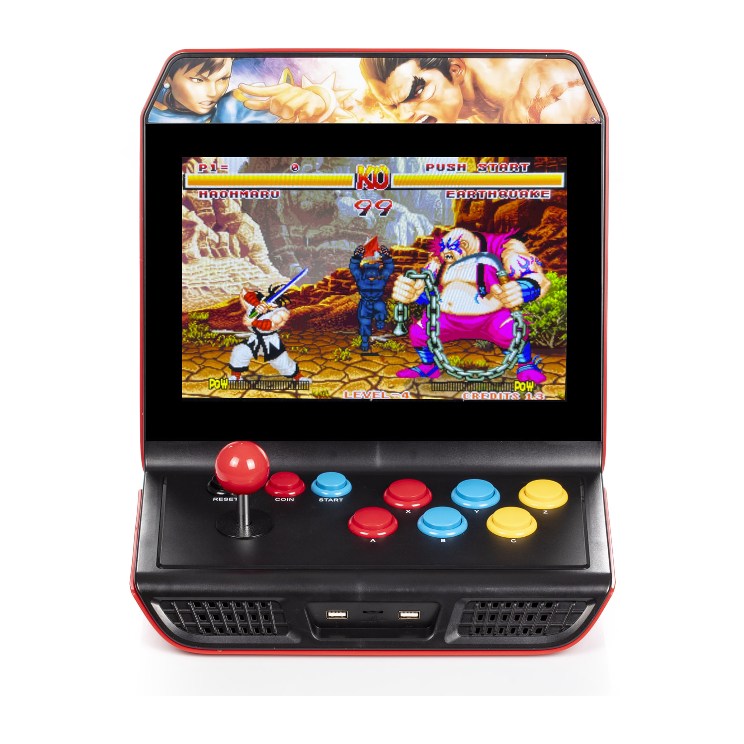 Console retro full HD 12 pollici per un giocatore. FULL HD 8gb 1000 giochi.