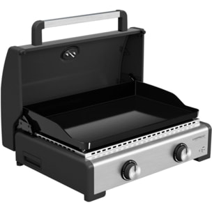 Plancha gaz CAMPINGAZ à poser MASTER 2 COOK - Housse 2210866 avec couvercle de cuisson
