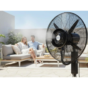 Ventilateur brumisateur à haut débit et réservoir de 49 L
