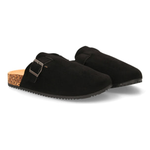 Zueco casual con hebilla ajustable para hombre