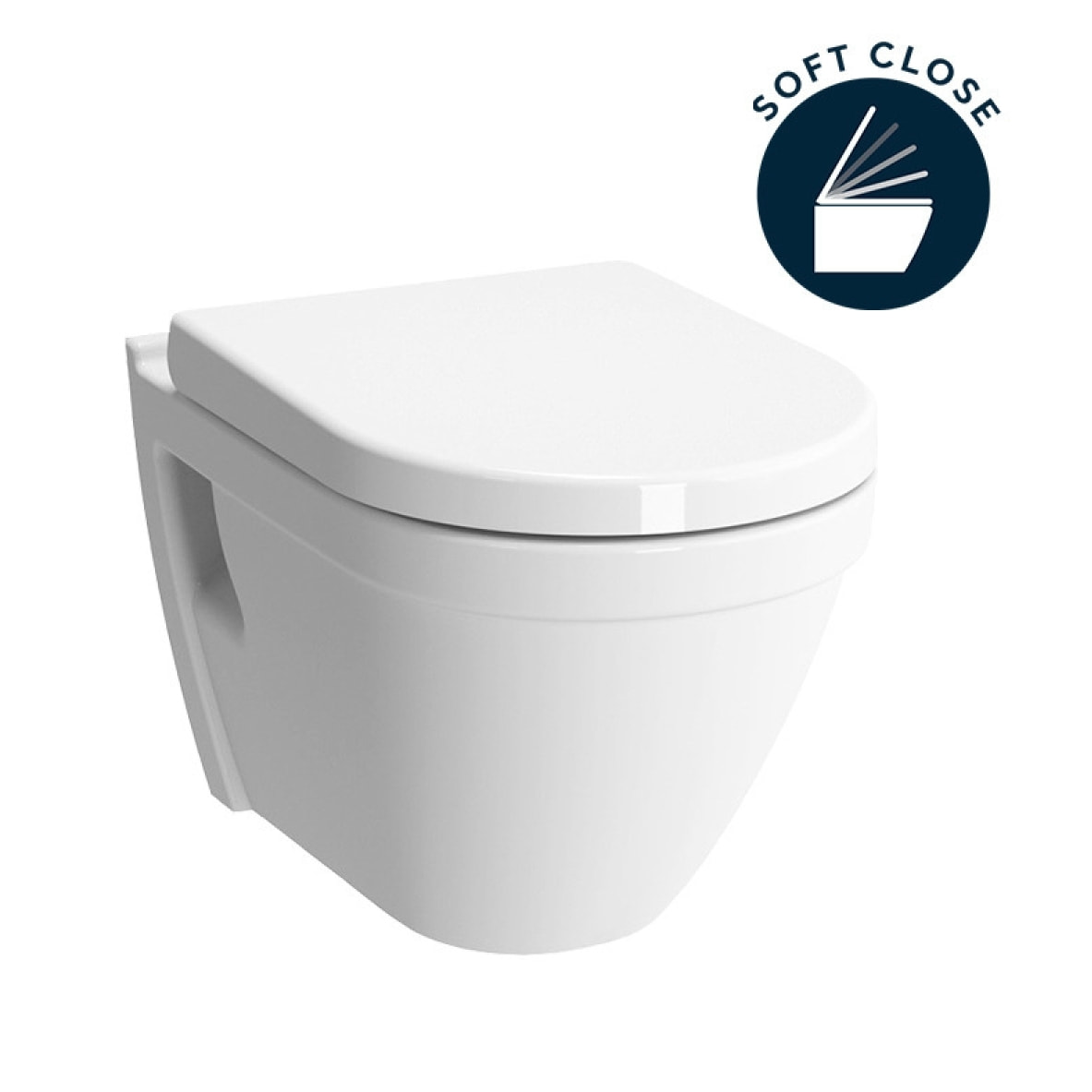 Pack WC bâti-autoportant + Cuvette Vitra S50 + Abattant softclose + Plaque chrome mat (SMART-S50-5)