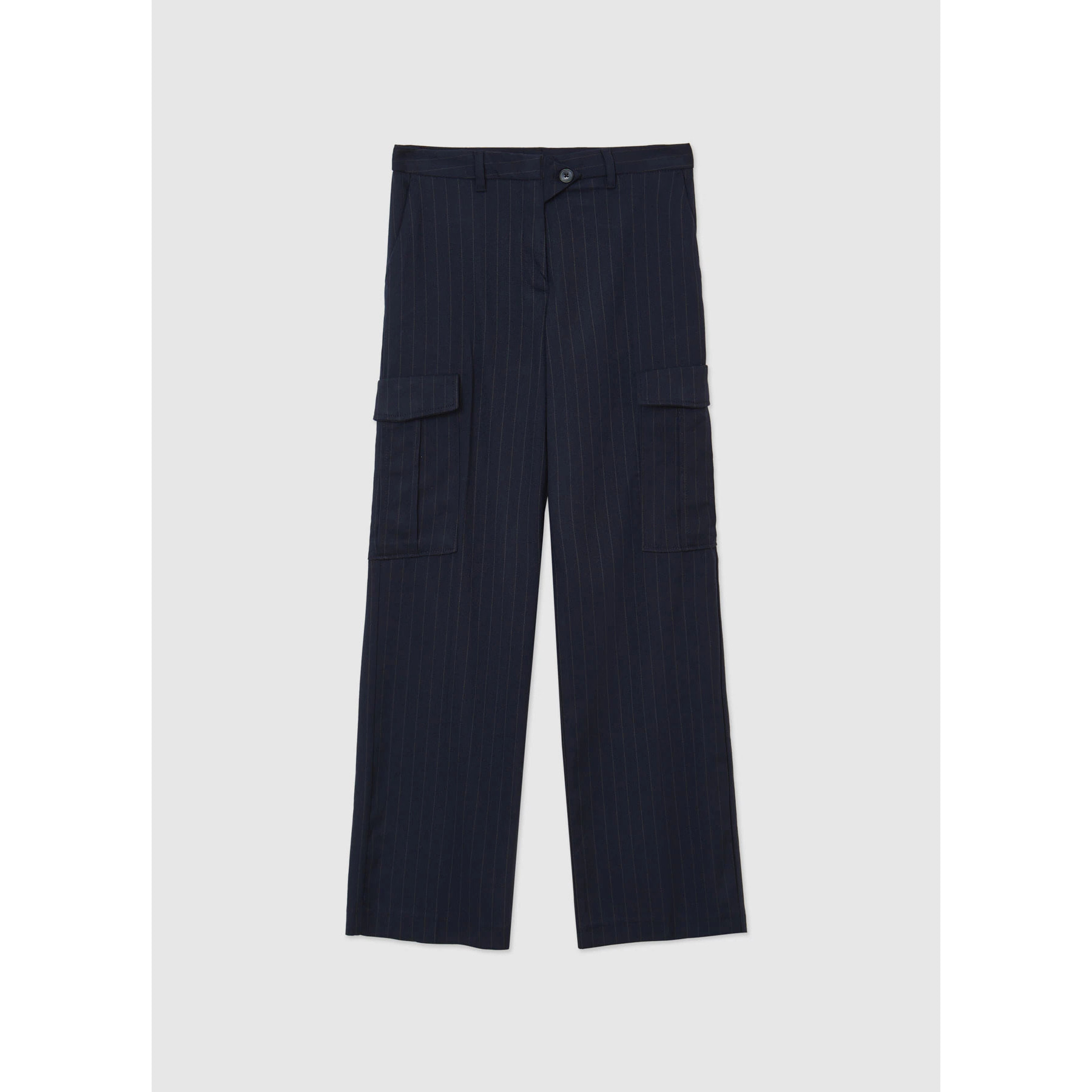 Pantalone palazzo cargo gessato