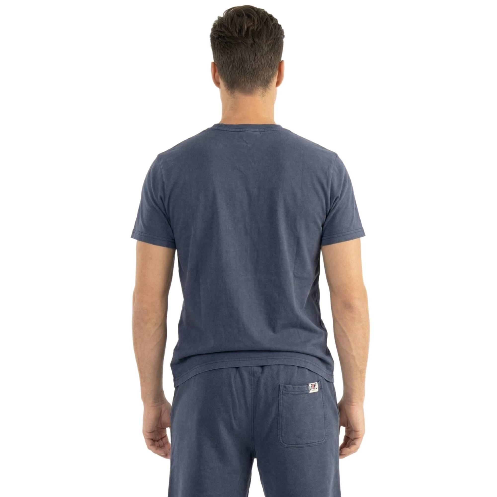 Camiseta de manga corta para hombre con lavado pastel