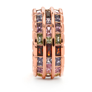 Anillo Hudio acabado oro amarilo 18k