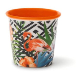 Set 6 Bicchierini Caffè Excelsa – Tropical Chic, New Bone China Multicolore