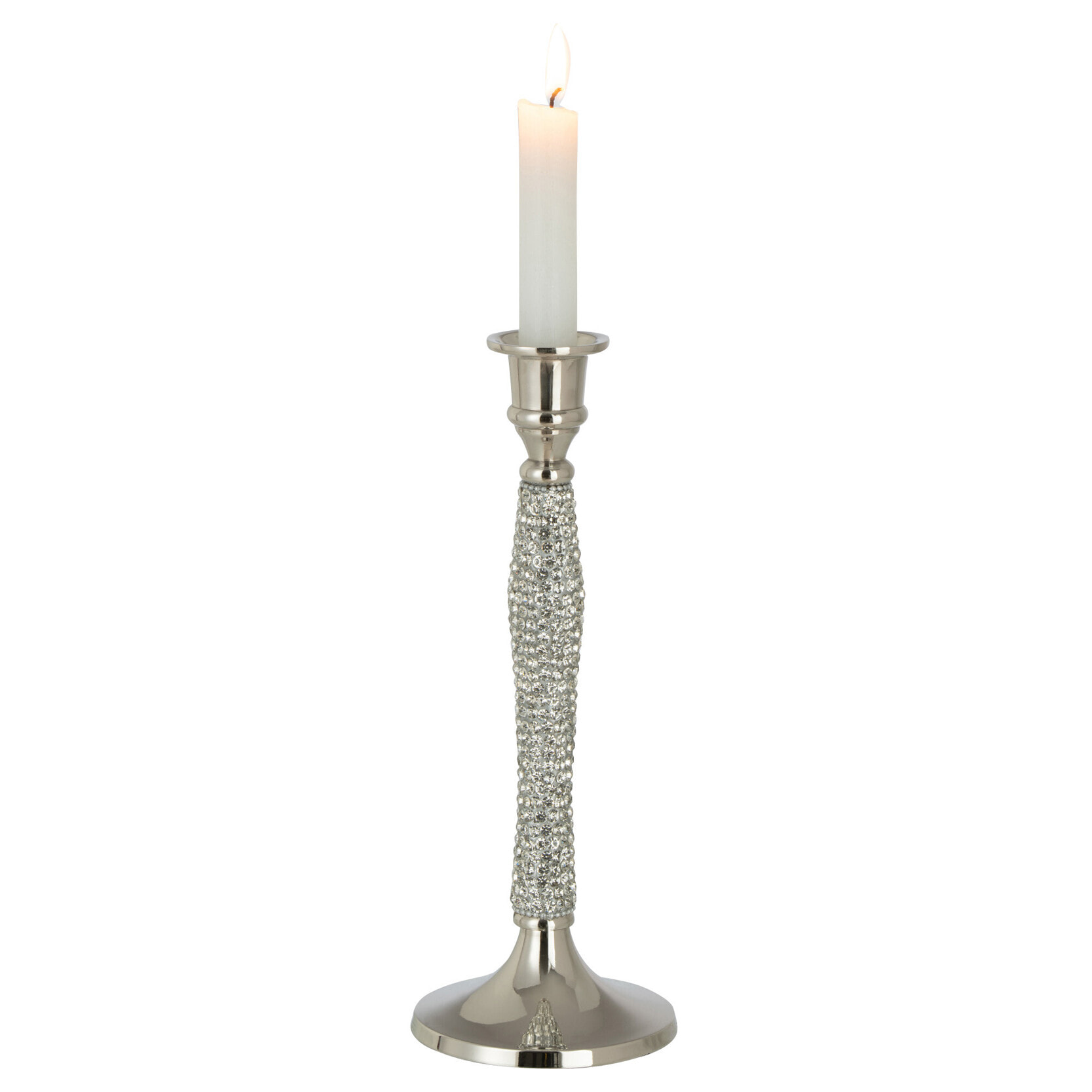 J-Line chandelier Diamant - aluminium - argent - medium