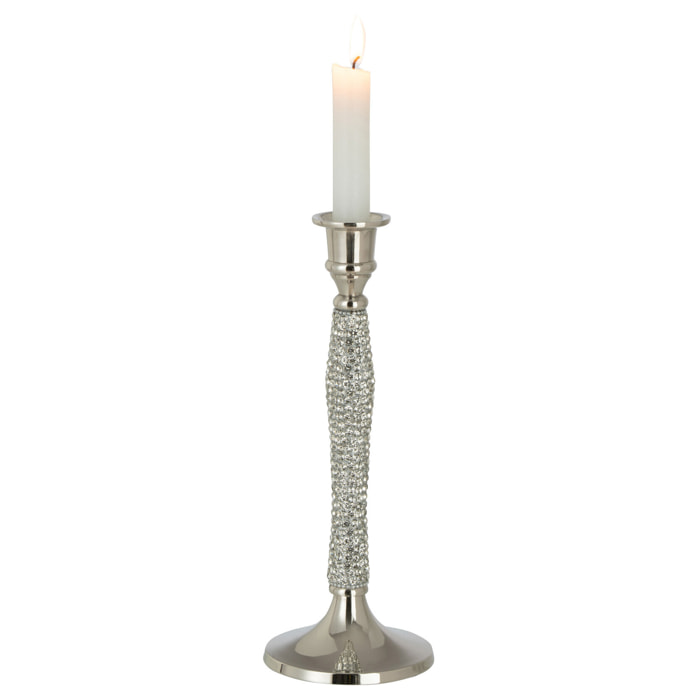 J-Line chandelier Diamant - aluminium - argent - medium