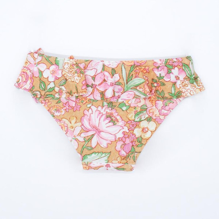 Culetín ocre flor rosa.