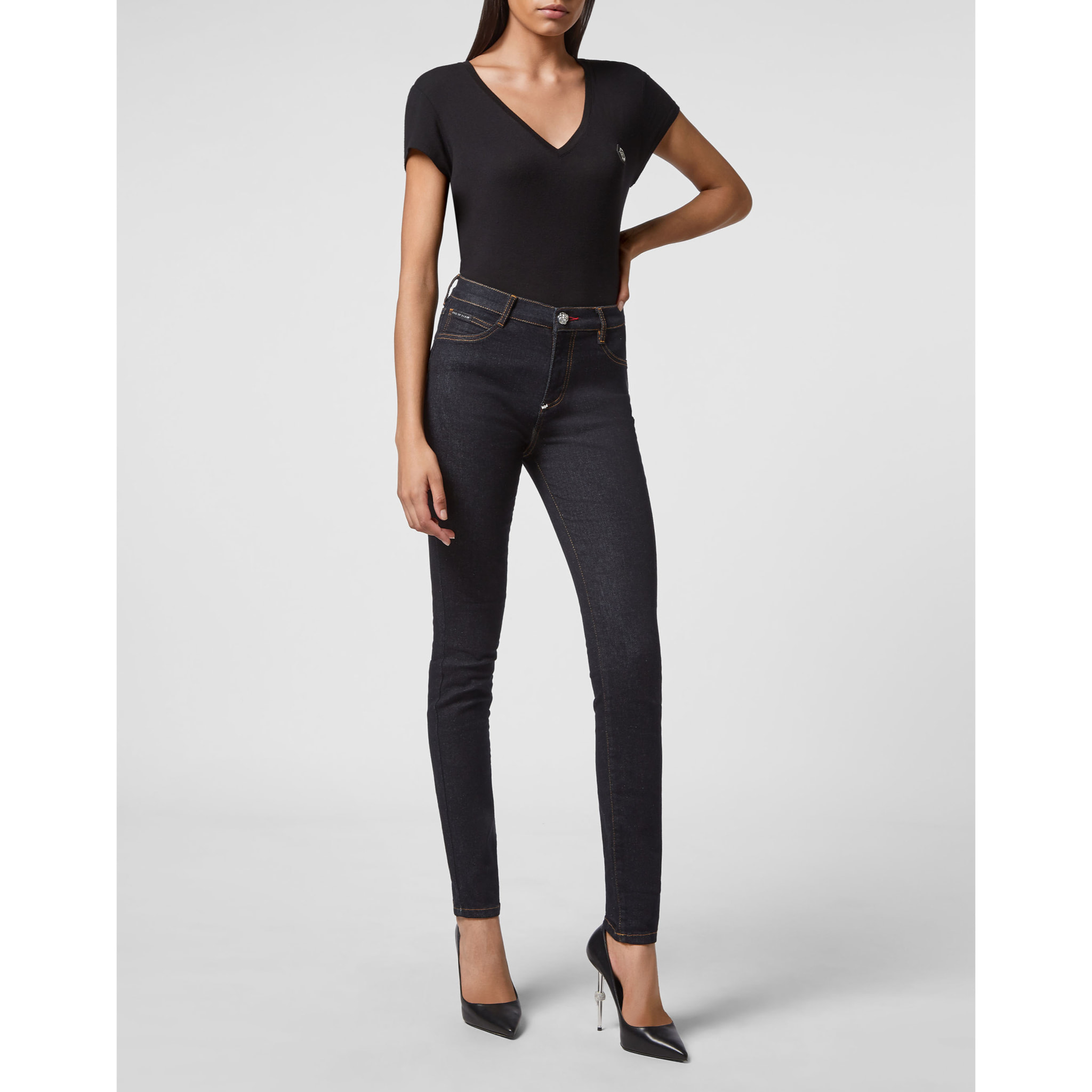 PHILIPP PLEIN High Waist Jegging