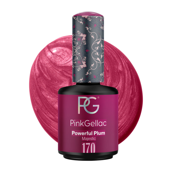 Vernis semi-permanent - 170 Powerful Plum - 15 ml