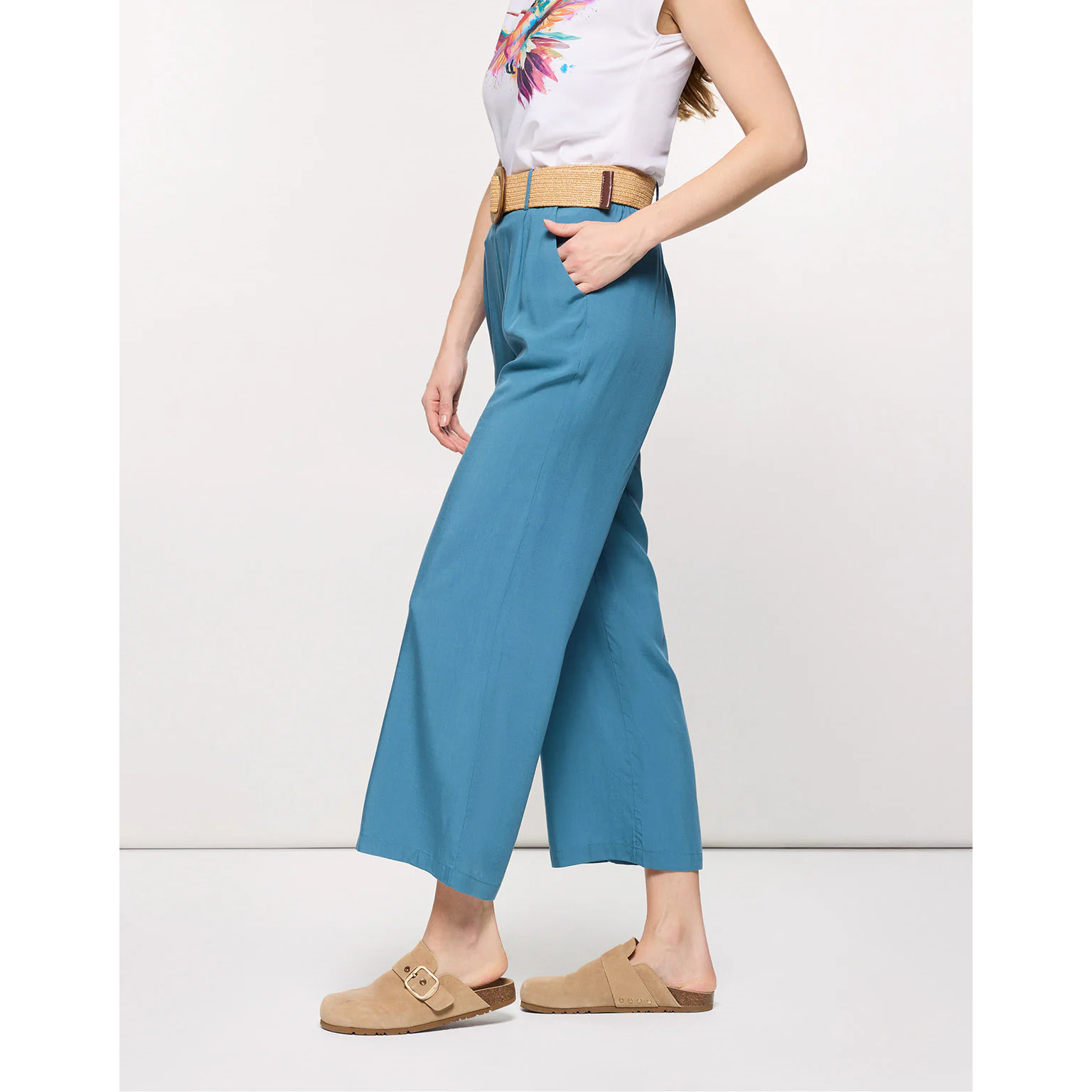 Pantalón Largo Azul Turquesa - Terdam II