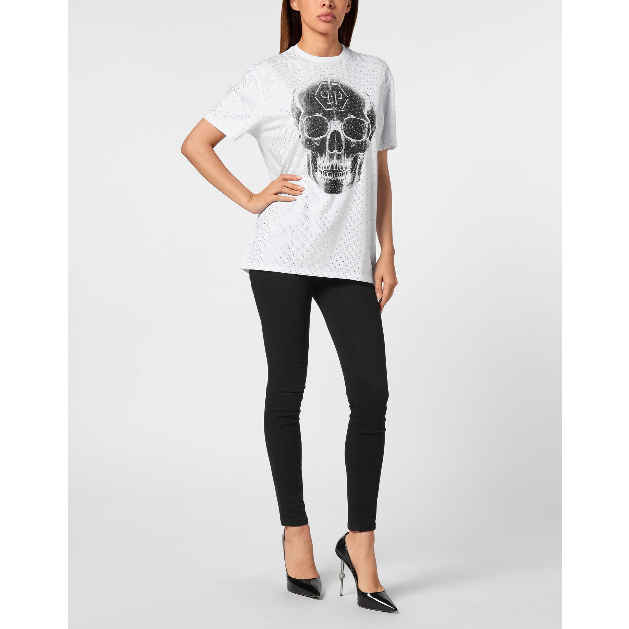 PHILIPP PLEIN T-Shirt Man Fit SKULL