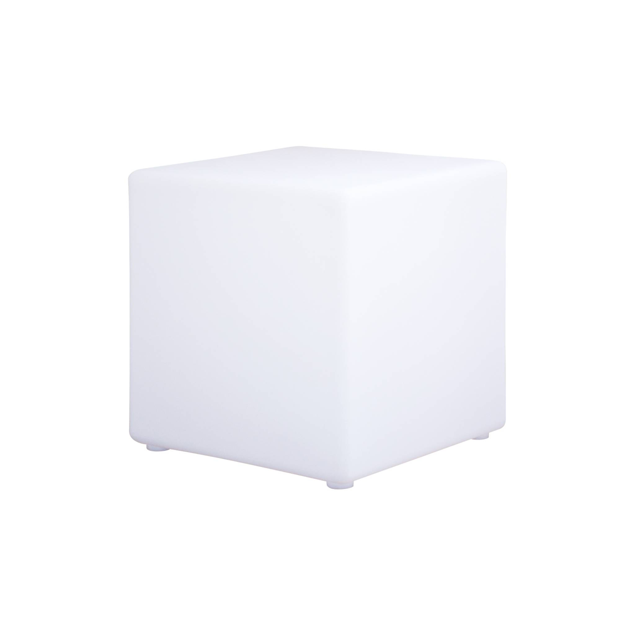 Cube LED 40cm - Cube décoratif lumineux. 16 couleurs. 40cm. rechargeable. télécommande