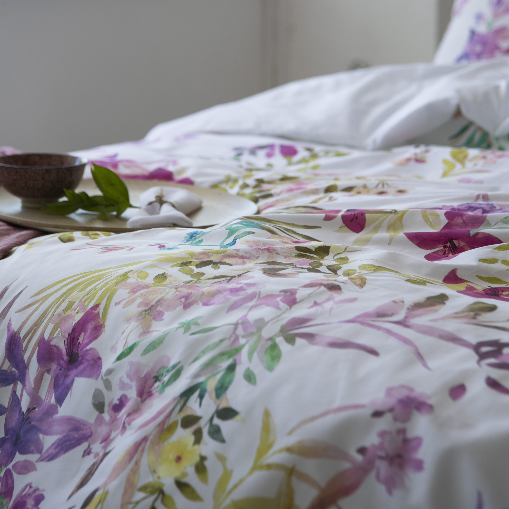 Funda nórdica 100% algodón 200 hilos Floralink