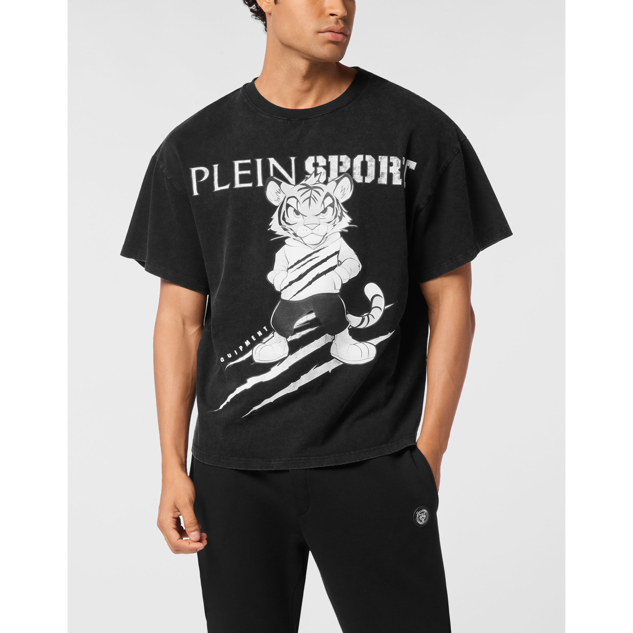 PLEIN SPORT T-Shirt Round Neck Ss TIGER