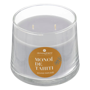 Bougie parfumée "Izor" en verre 300g monoï