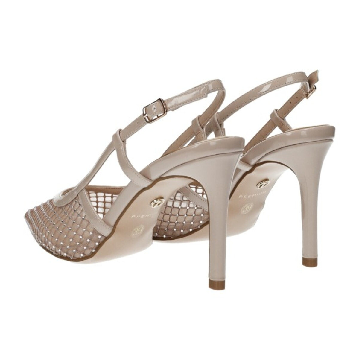 Décolleté sling back Donna Tata Italia Beige