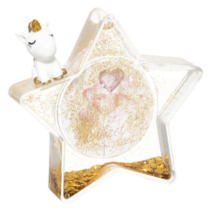 Cadre enfant licorne H10,5cm