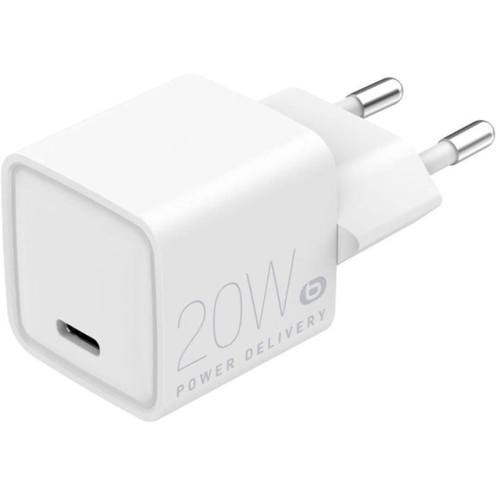Chargeur + câble ESSENTIELB 20W charge rapide USB-C +Câble Lightning