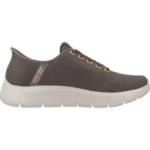 Sneakers De  Hombre Slip-ins Go Walk Flex Netro Marron
