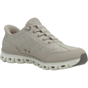 Sneakers De  Mujer 104556s Glide Step At Ease Beis