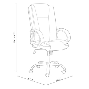 Silla de oficina Atlas Blanco