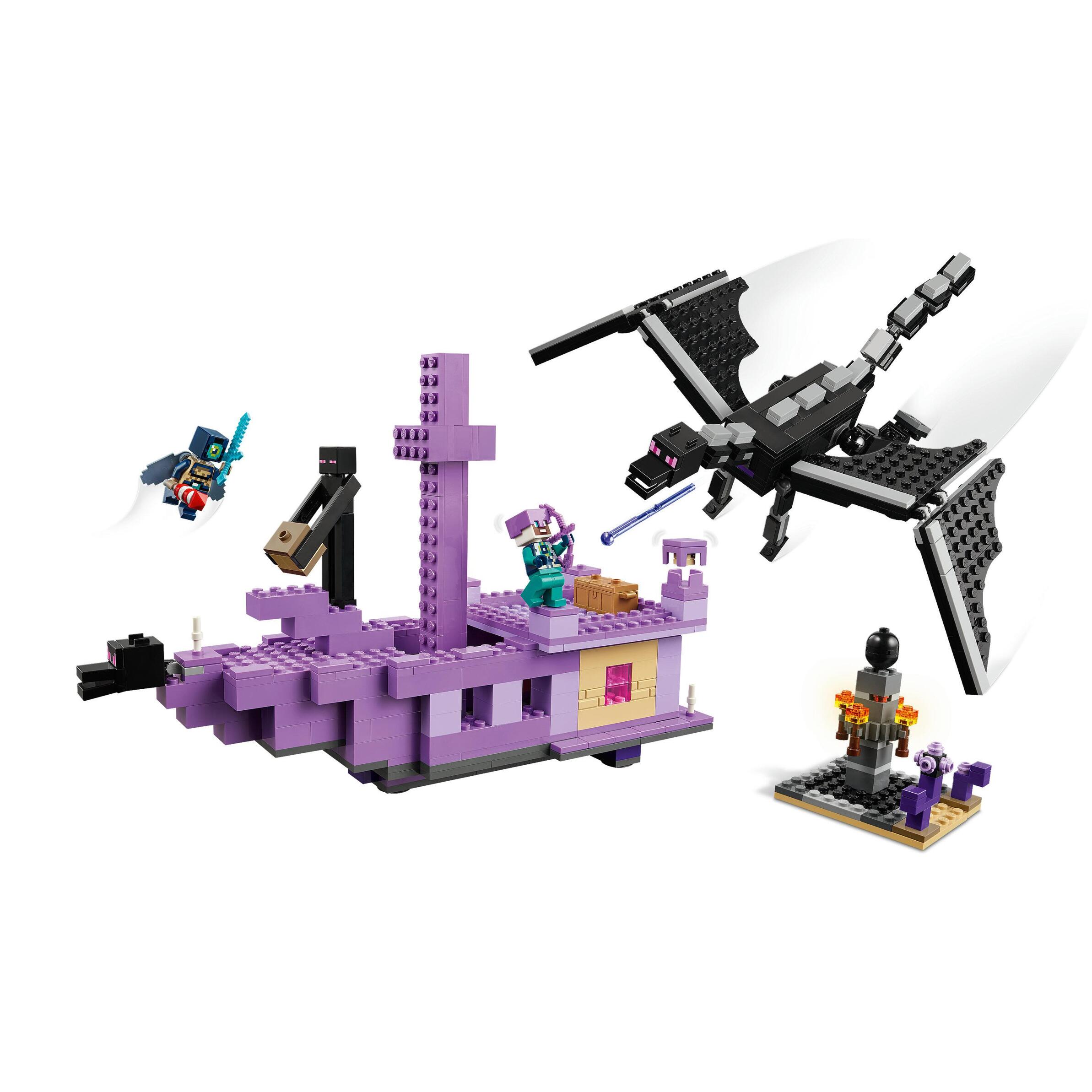 LEGO MINECRAFT 21264 - L'ENDERDRAGO E LA NAVE DELL'END