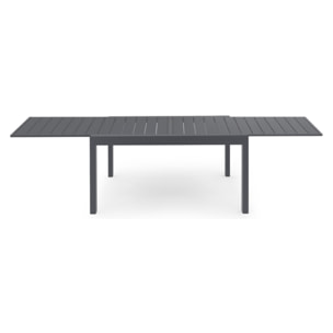 Salon de jardin extensible 12 places en polywood gris