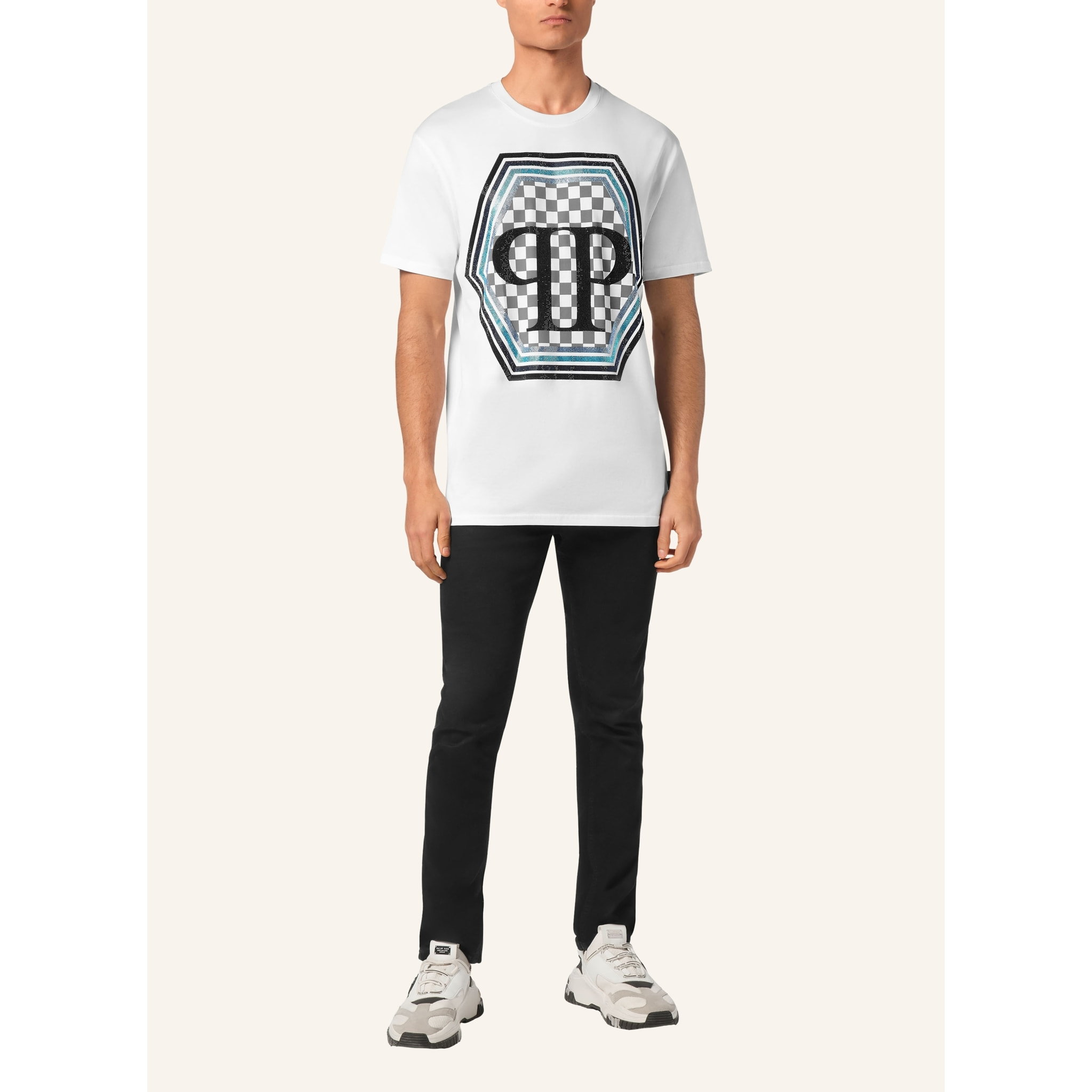 PHILIPP PLEIN T-shirt girocollo HEXAGON