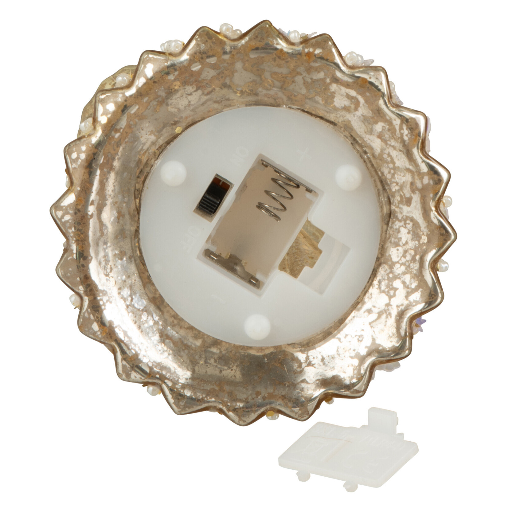 J-Line figurine Ange - verre - or - small - LED