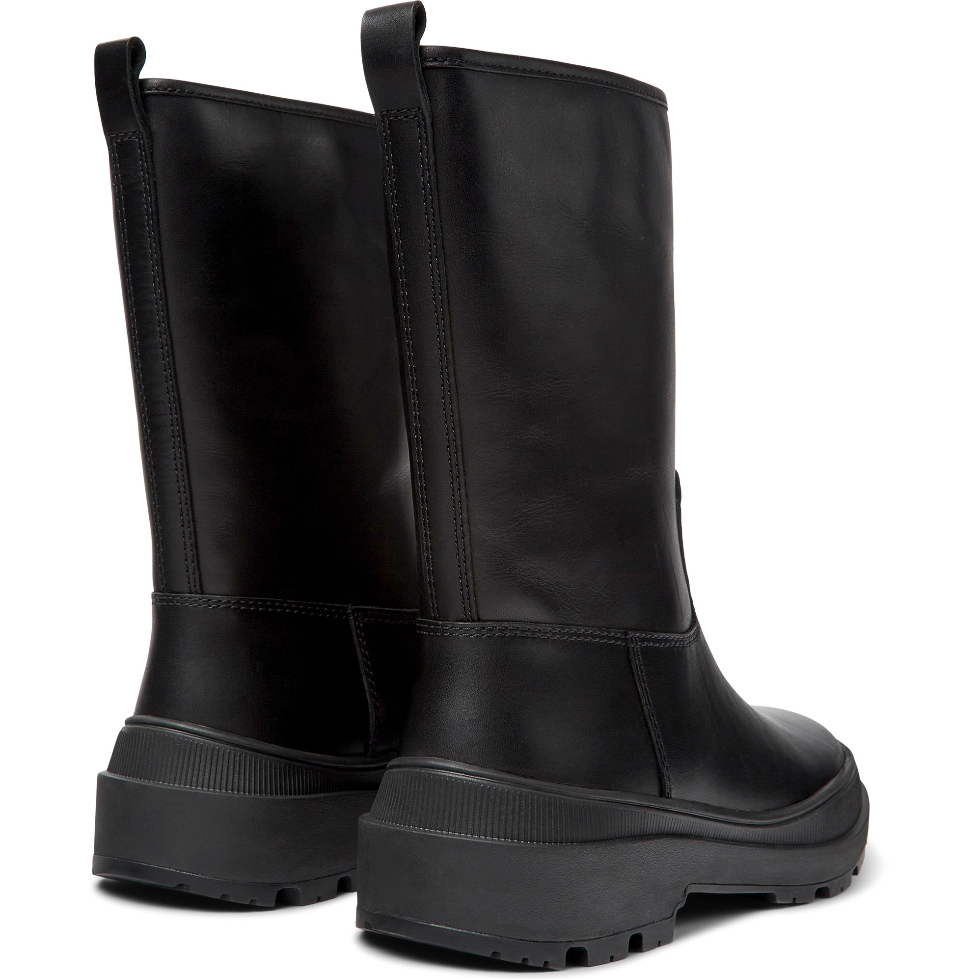 Botines - CAMPER Brutus Trek - Negro - Cuero liso