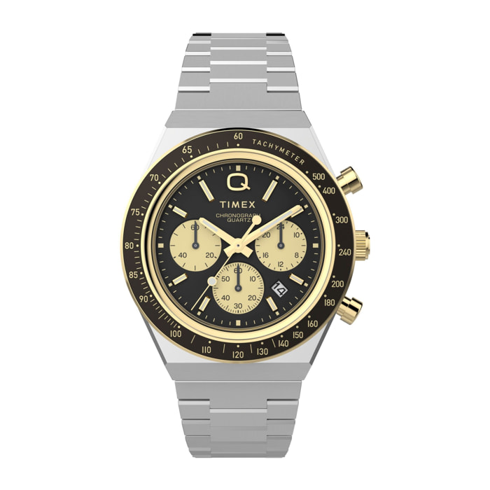 Timex Quartz Analog Chronograph Q Timex® Chronograph