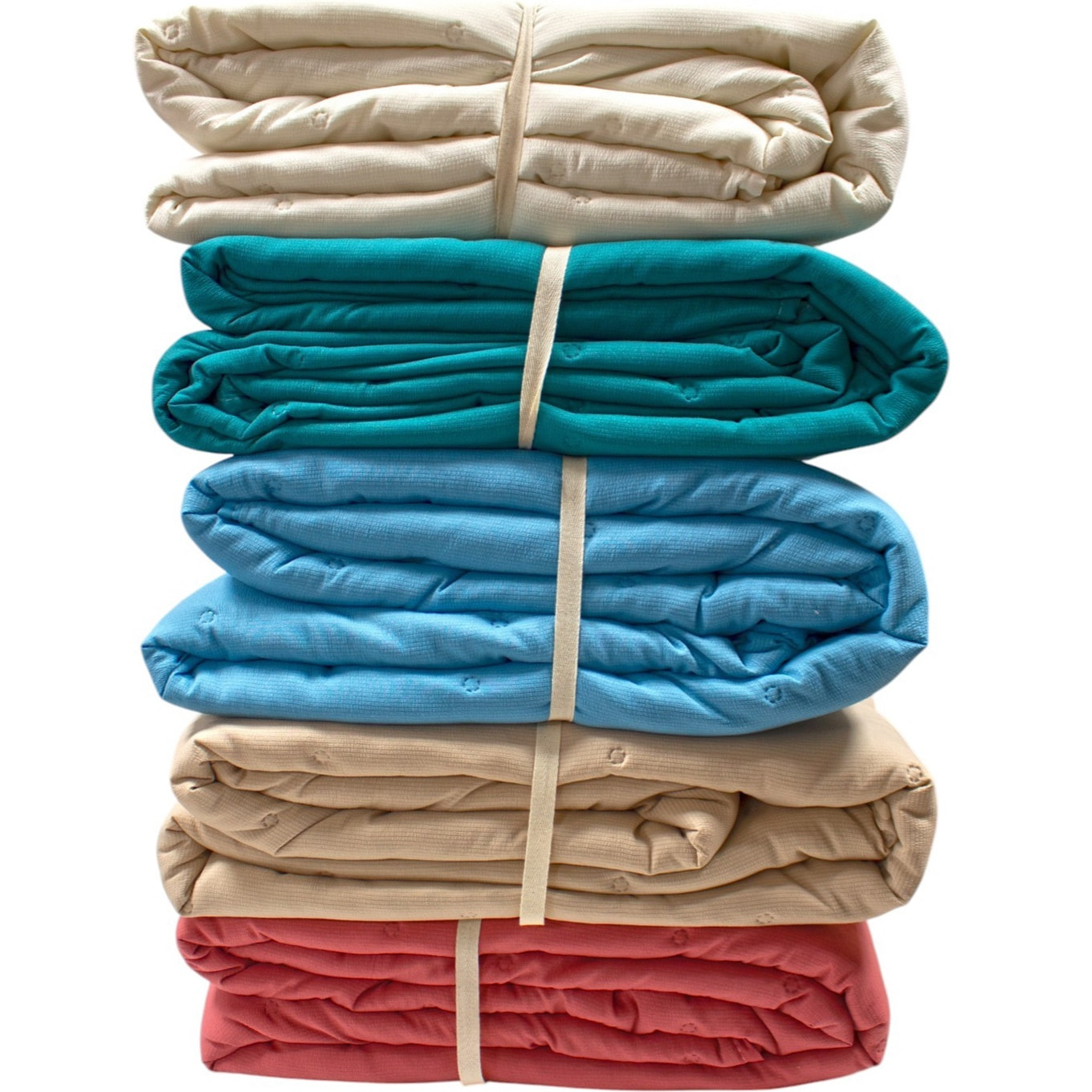 COPRILETTO LETTO SINGOLO BEIGE MEZZA STAGIONE TINTA UNITA EFFETTO STROPICCIATO